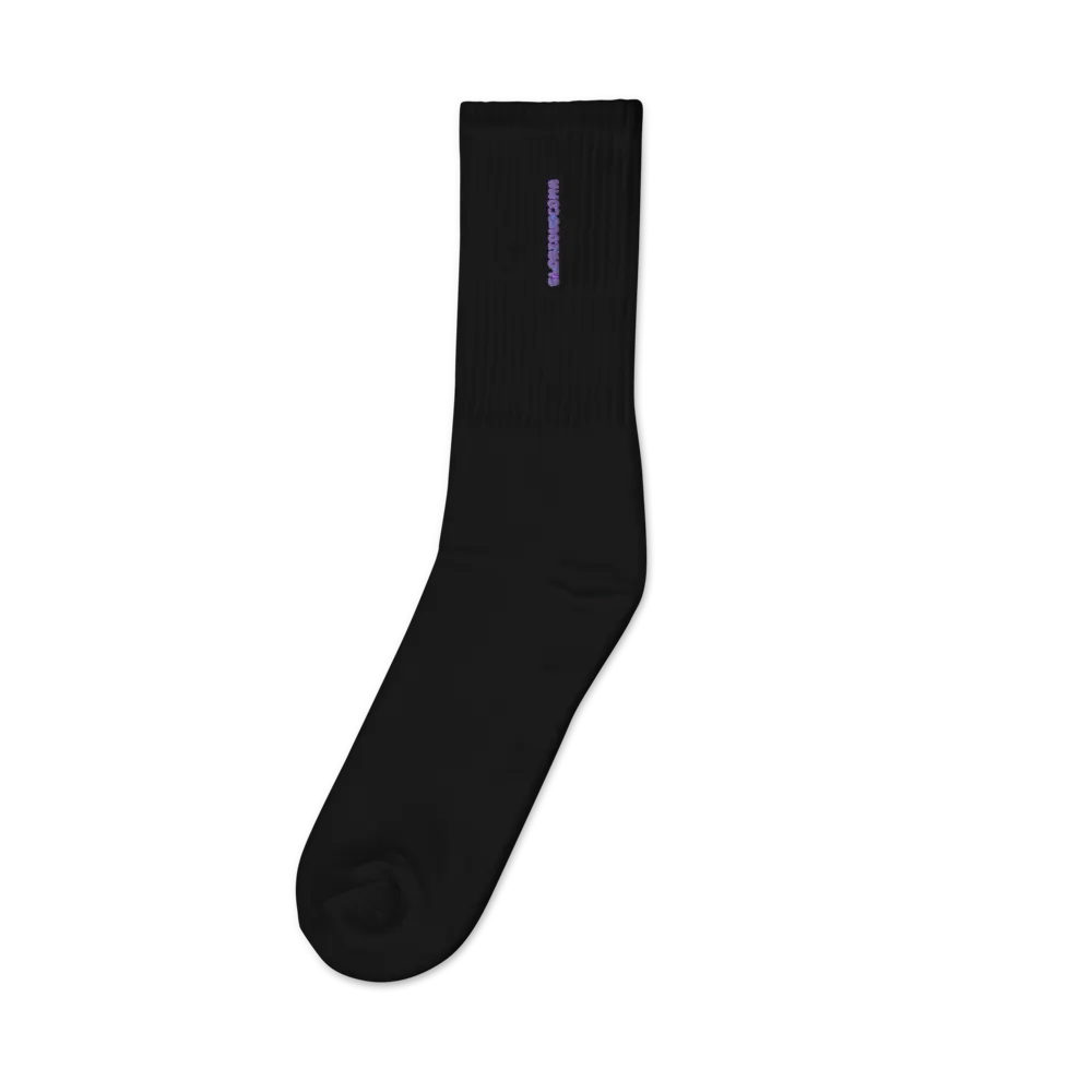 Fuck You Embroidered Socks product image (1)