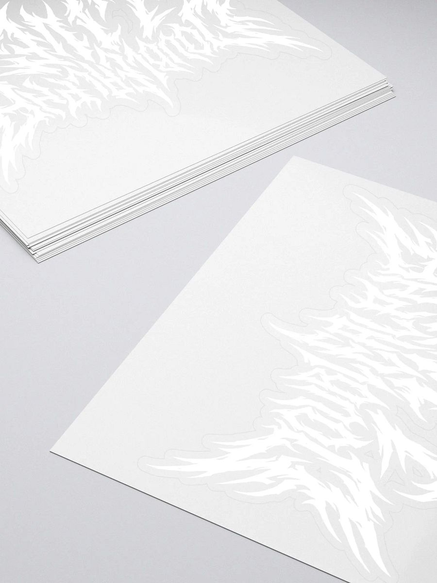 Metal Sticker - White product image (4)