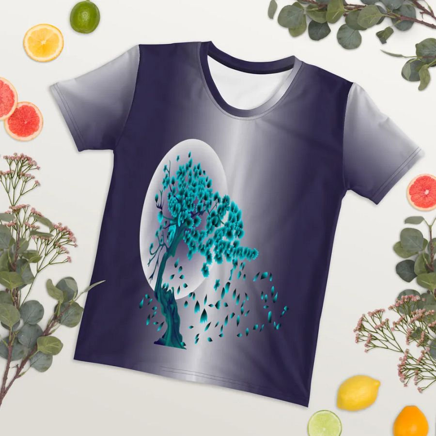 Japanese Flowering Tree All Over Print T-shirt product image (7)
