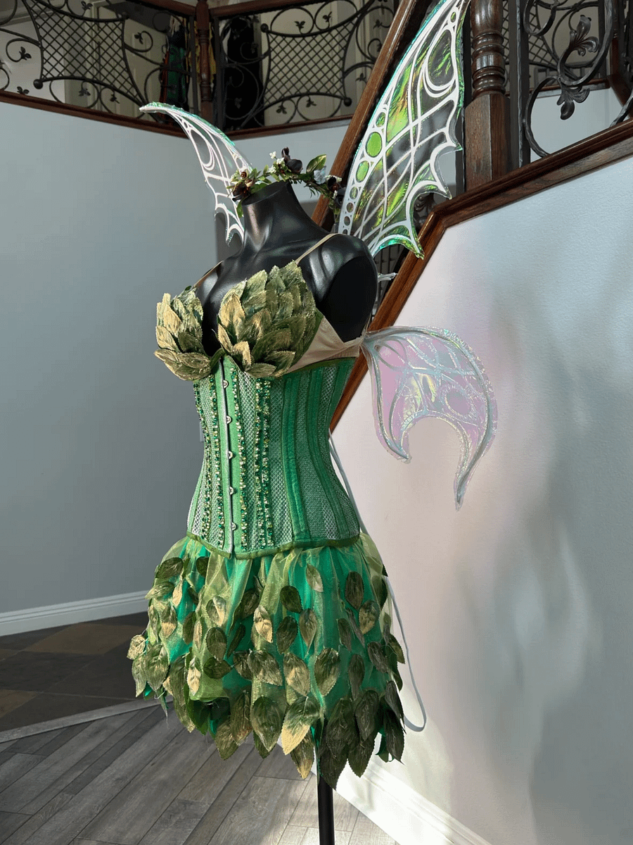 Green Fairy Costume - 3 piece - Ready to Ship product image (3)