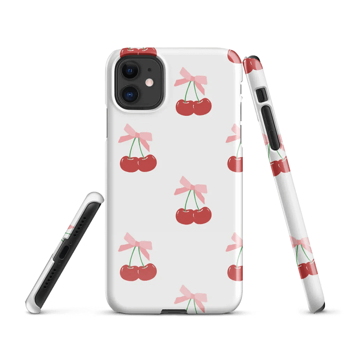 Cherry Bow Snap Case for iPhone® product image (1)