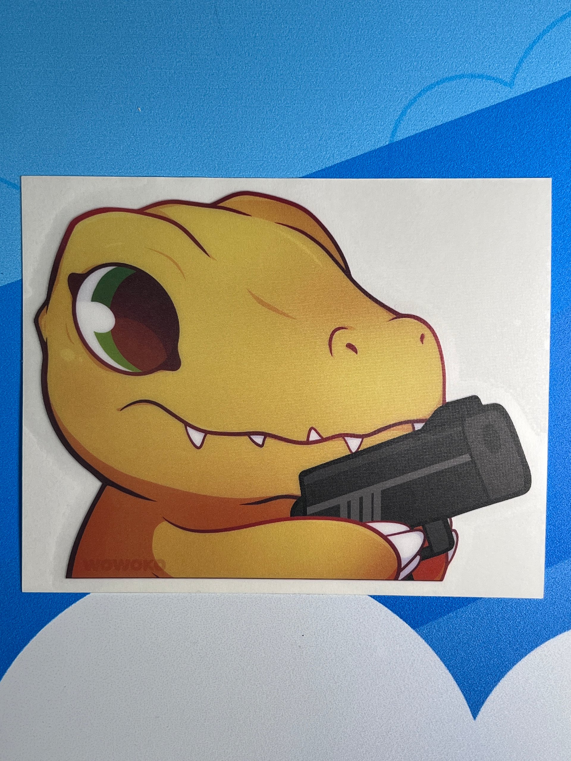 Agumon w/ a gun - Peeker product image (1)