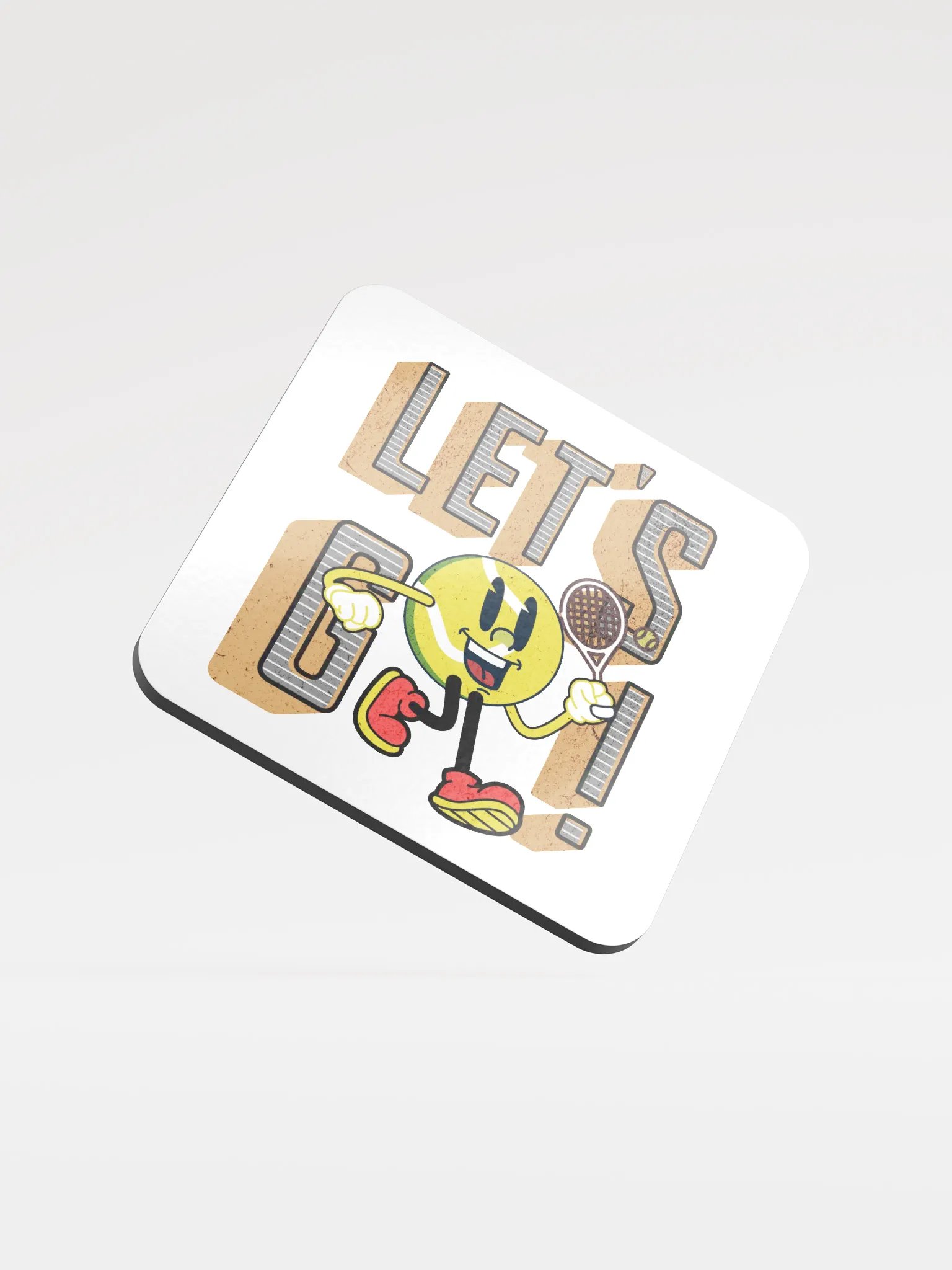Lets Go Mascot Tennis Ball Coaster Set product image (2)