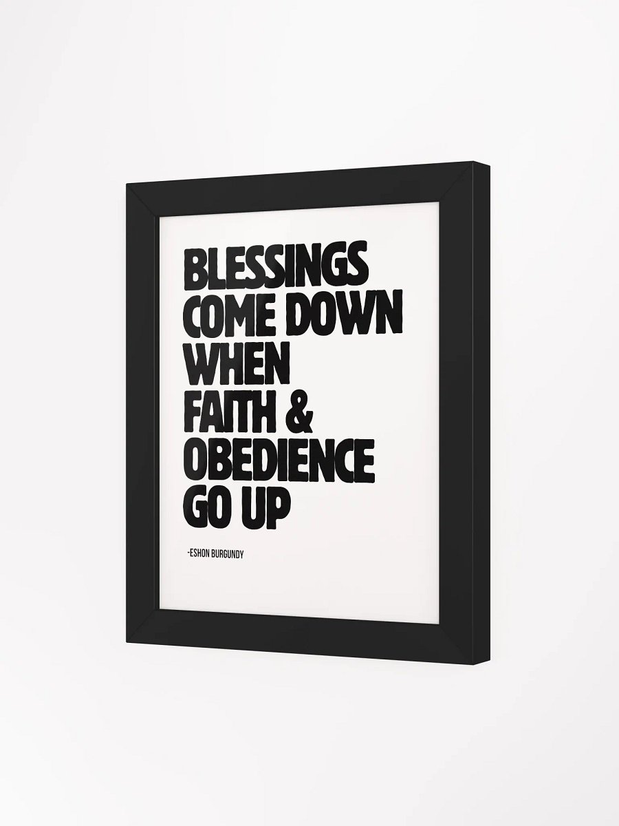 Blessings Wood Framed Matte Paper product image (67)