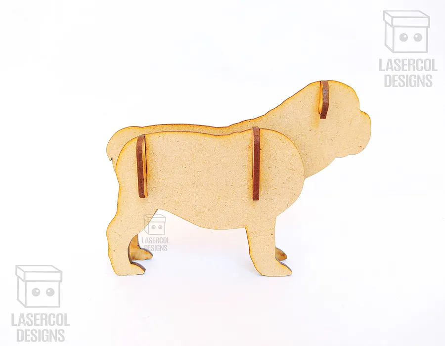 Dogs 3d Puzzle (3 Sizes) Set 3 - Laser Cut Files product image (10)