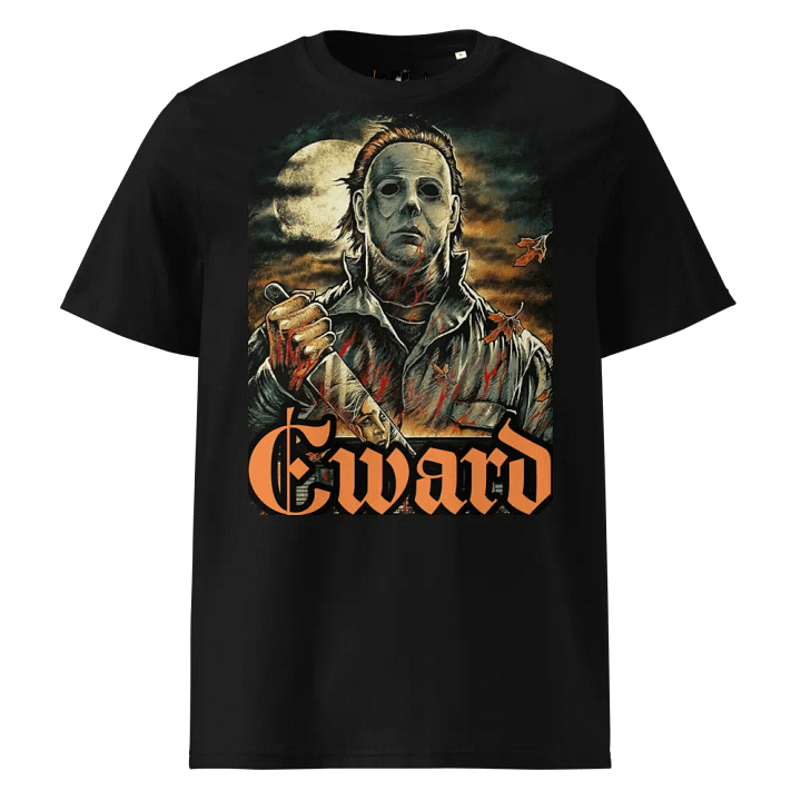 Cward micheal myers back and orange t-shirt product image (1)