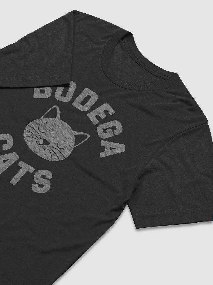 Bodega Cats // Unisex Triblend (Grey Heather Text) product image (2)