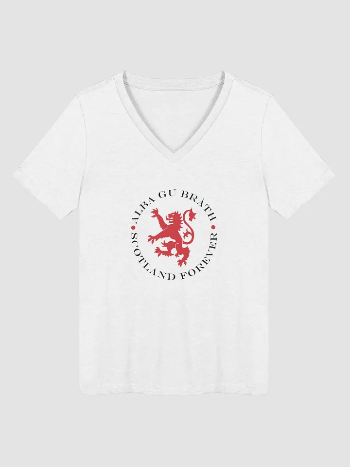 Scotland Forever Lion Women's Relaxed Fit V-Neck Tee product image (1)