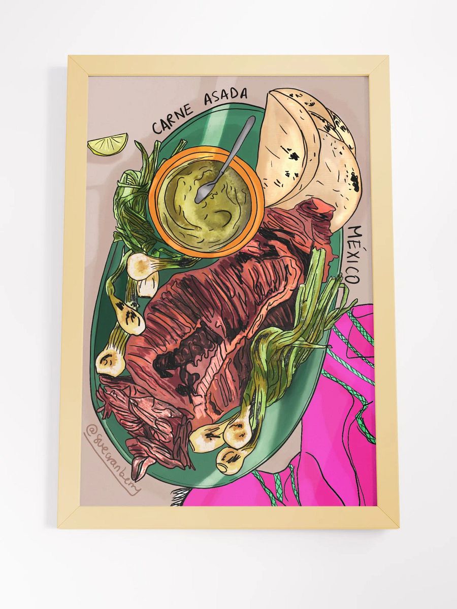 Carne Asada Framed Poster product image (4)