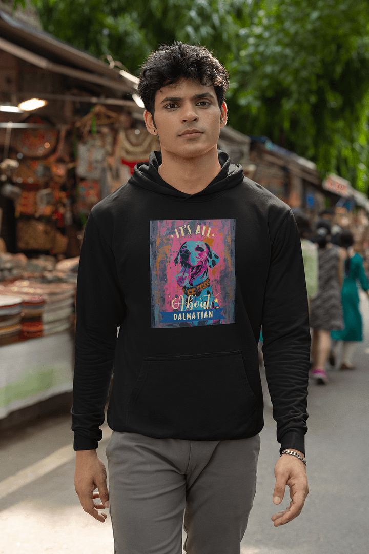 It's All About Dalmatian Premium Pullover Hoodie by Lane Seven product image (1)