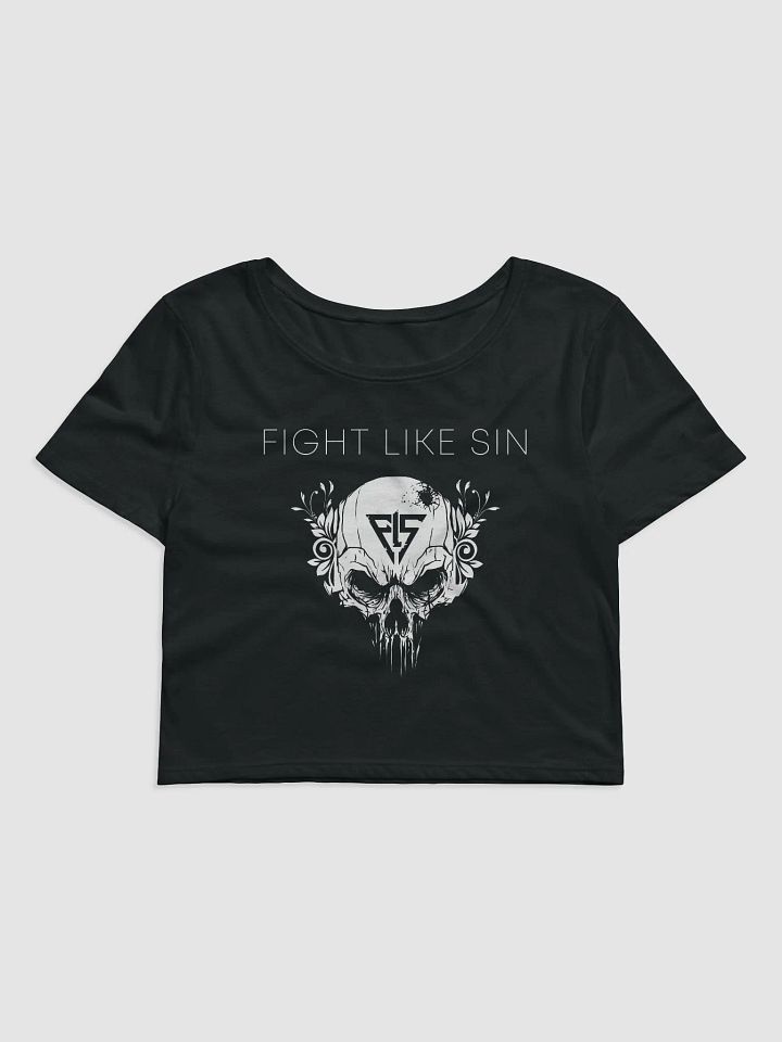 FLS Broken Skull Crop Top product image (1)