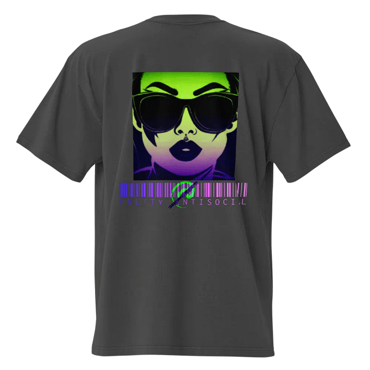 Pretty AntiSocial Oversized Faded T-Shirt product image (2)
