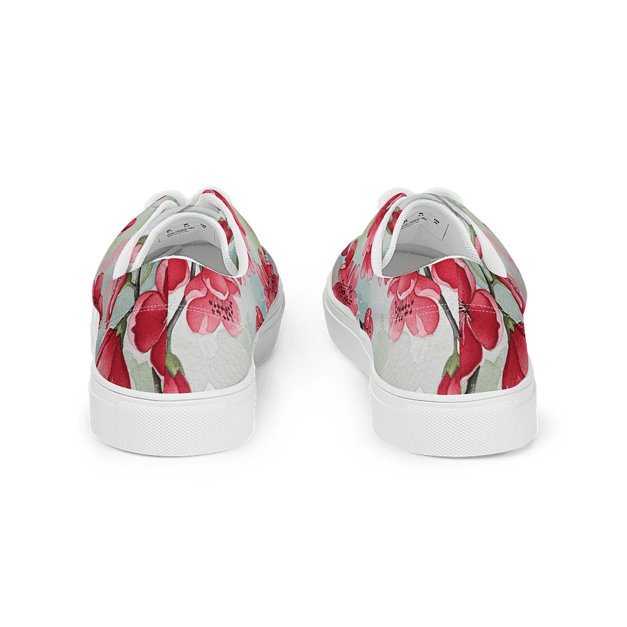 Cherry Blossom Serenity Lace-Up Canvas Shoes product image (6)