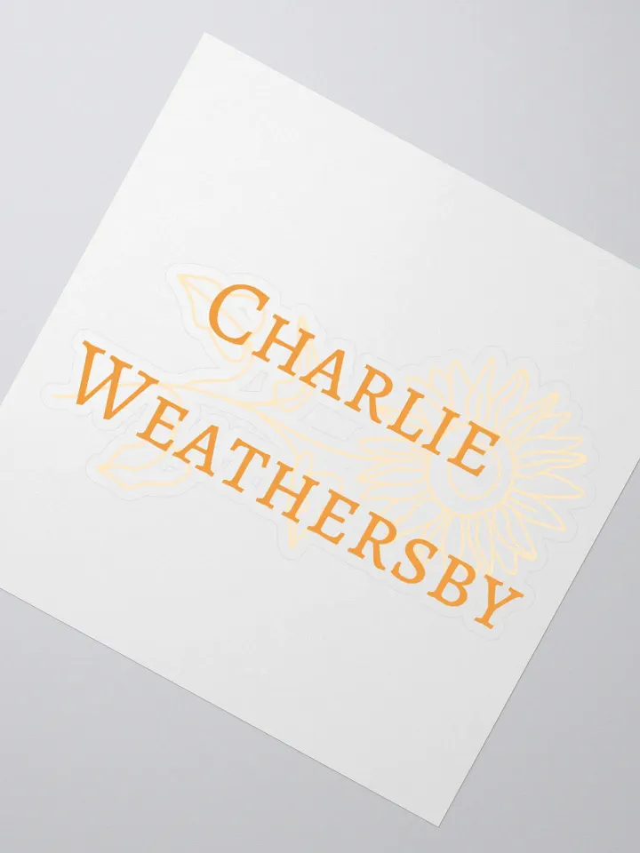 The Charlie Weathersby Logo Sticker product image (2)