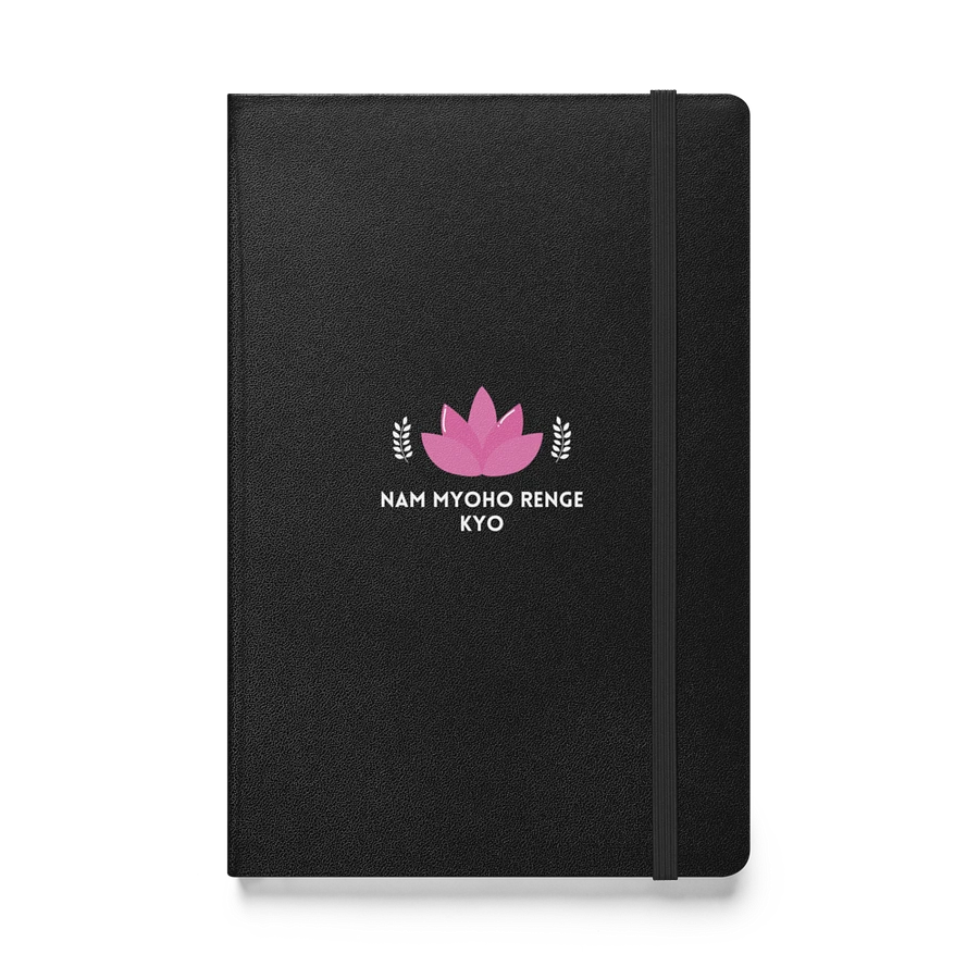 Hardcover Bound Notebook | Lotus Flower & Nam Myoho Renge Kyo product image (1)