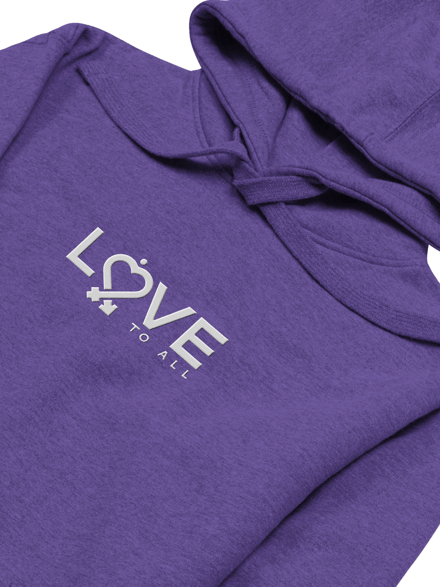 L2A Embroidered Heather Slim Hoodie product image (4)