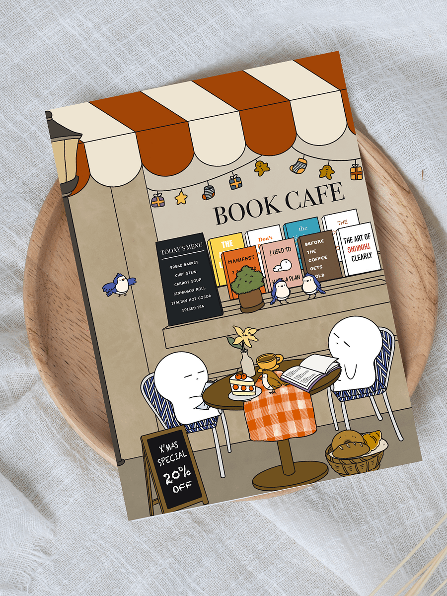 The Book Cafe Print product image (1)