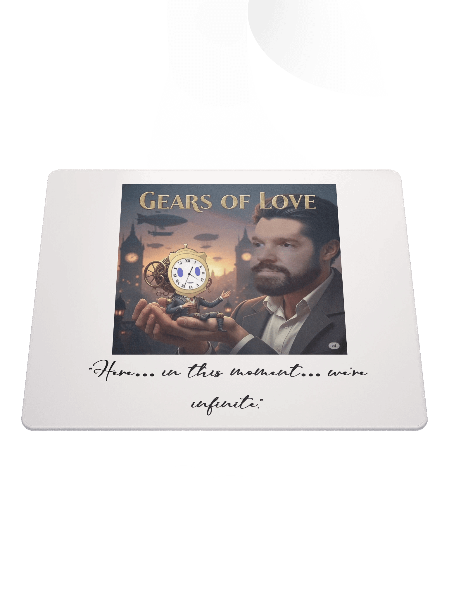 Gears of Love Mouse Pad product image (1)