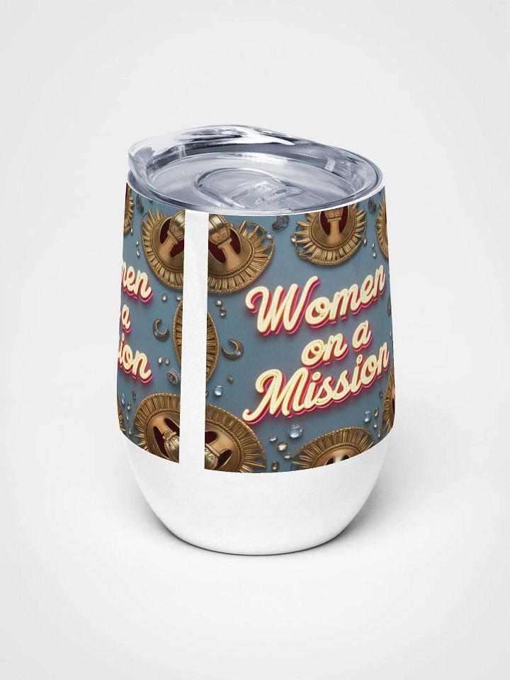 Vintage Women on a Mission Wine Tumbler product image (1)