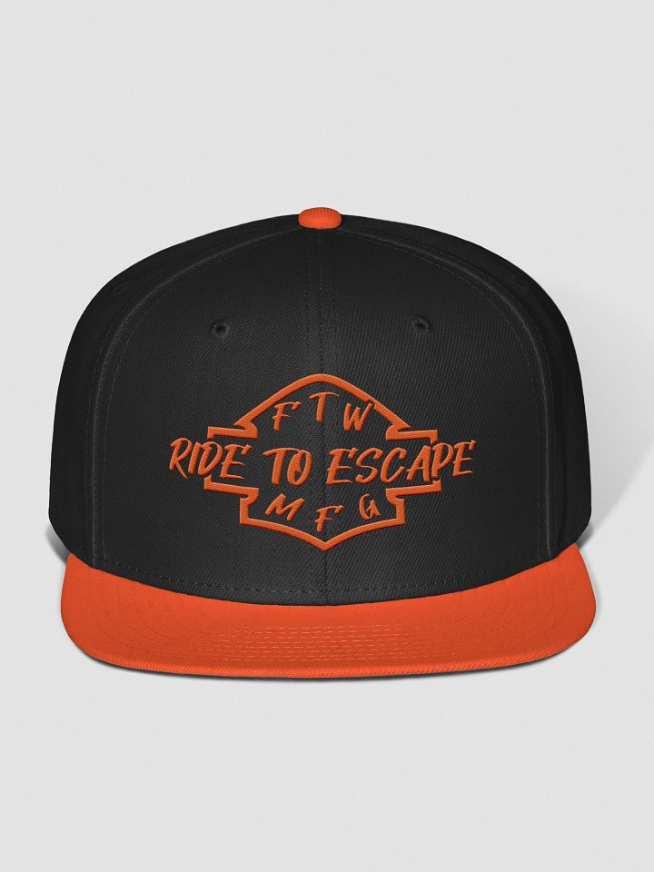 ORANGE LOGO FLAT BILL HAT product image (1)