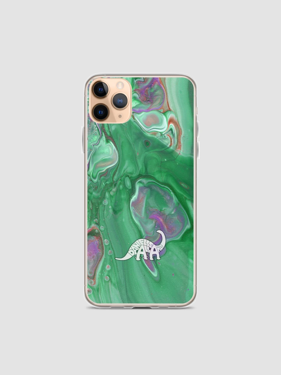 Pickle Green Fluid Acrylic iPhone Case product image (1)