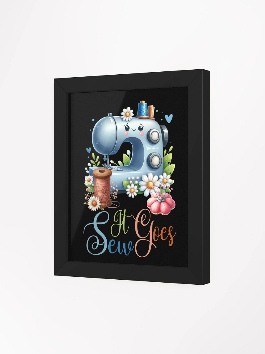 Sew Cute! Whimsical Sewing Machine Poster product image (43)