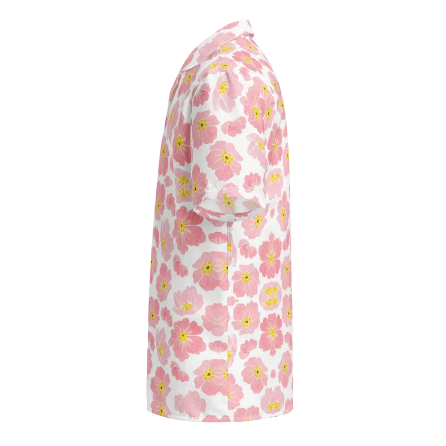 Pink Sunset Hibiscus Bloom Hawaiian Shirt product image (4)