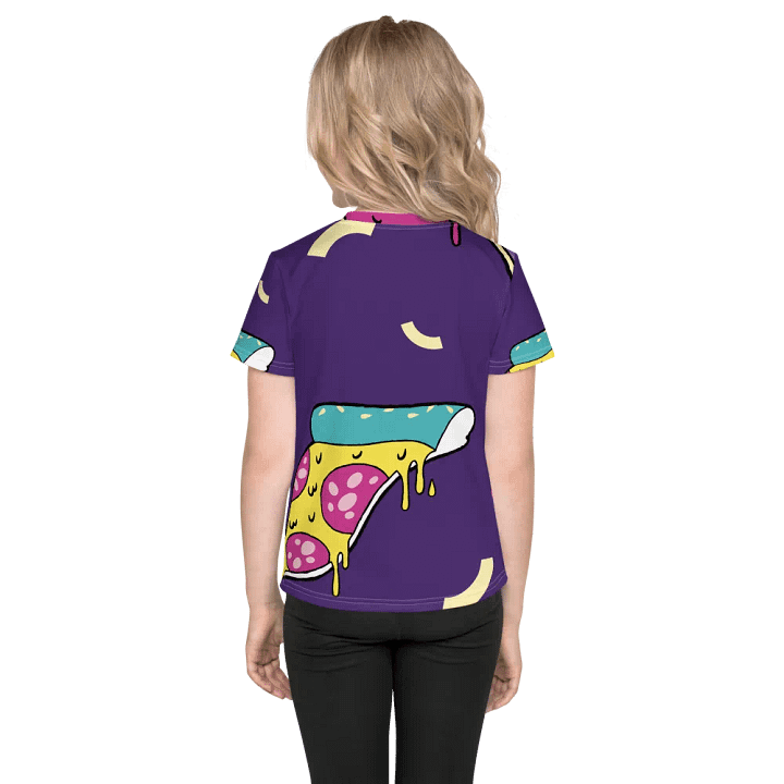 Melting Pizza Party Kids T-Shirt product image (2)