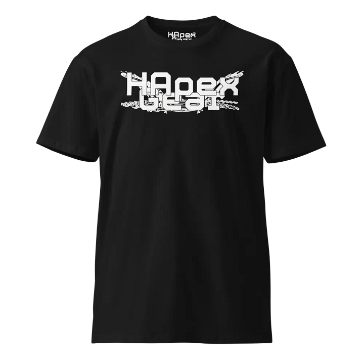 Unisex Premium T-Shirt - Print Embroidered Logo - White HApex Gear Black Logo product image (1)