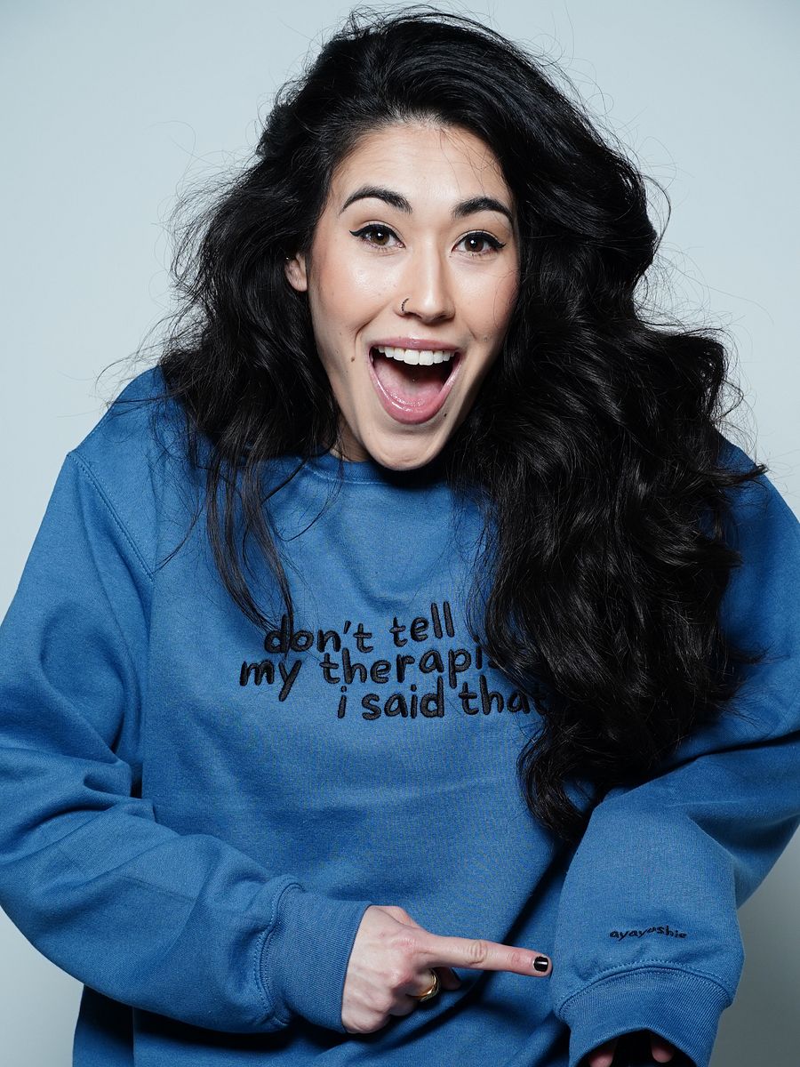 Therapy Crewneck Sweatshirt (Embroidered - Light Thread) product image (6)