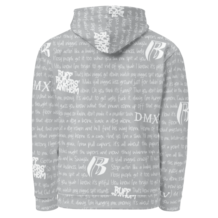 Ruff Ryders' Anthem - DMX - SILVER - Unisex Hoodie product image (3)