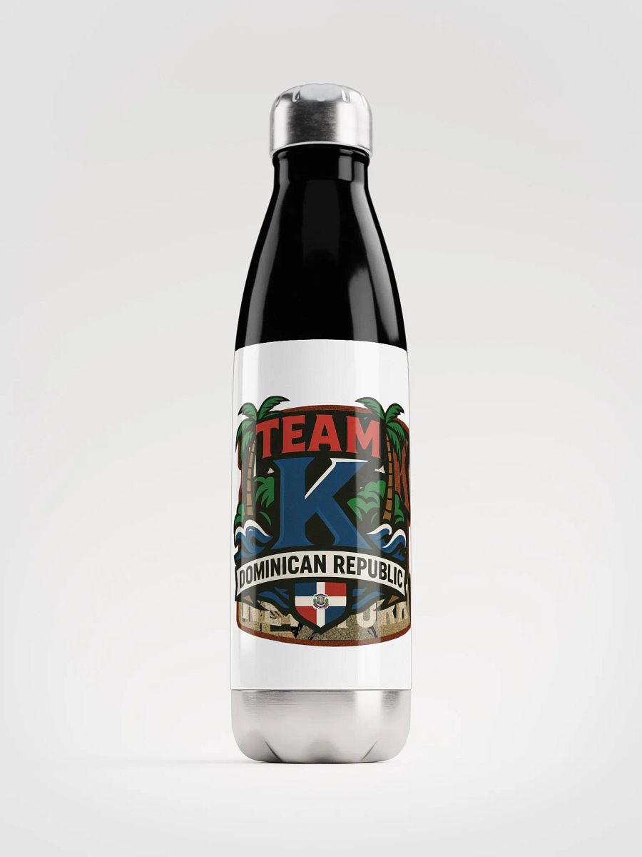 TEAM K Dominican Republic Stainless Steel Water Bottle product image (2)