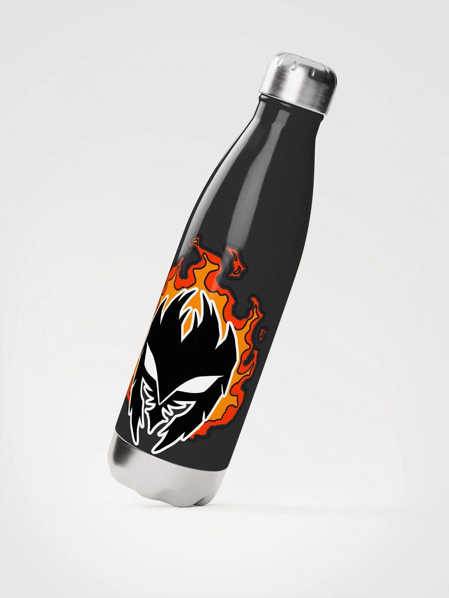 Mask Icon v2 (Black) Stainless Steel Water Bottle product image (3)
