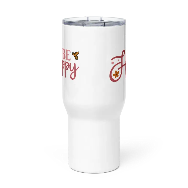 Bee Happy Stainless Steel Travel Mug product image (2)