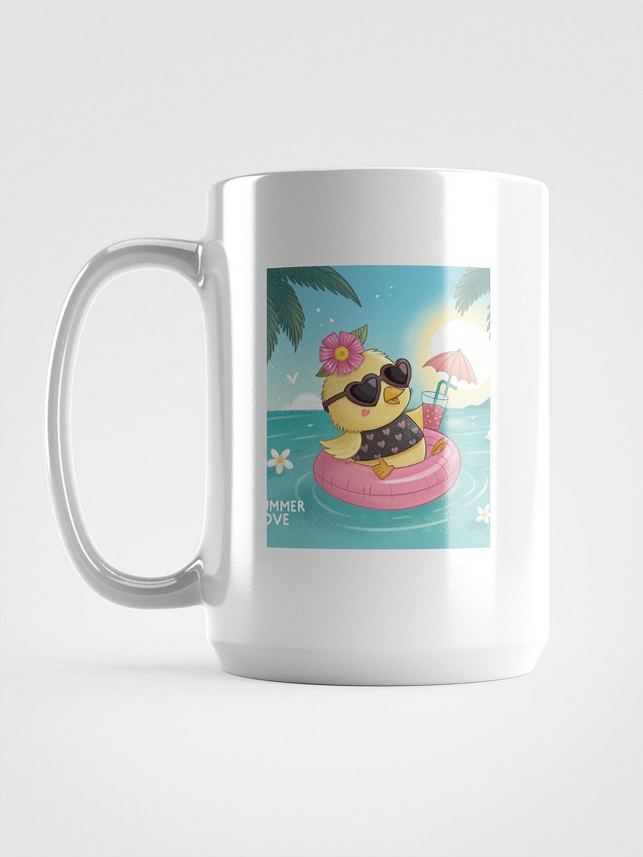 Summer Love Chick White Glossy Mug product image (6)