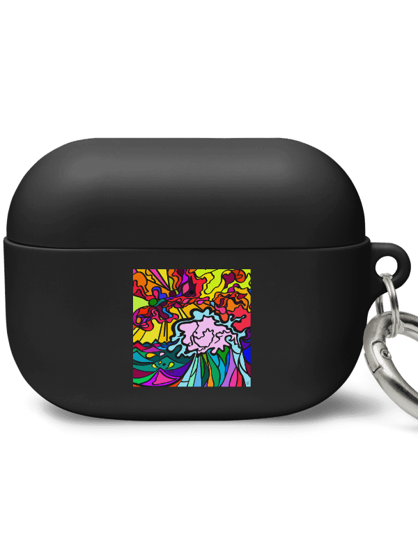 Swirling Dreams AirPods Case – Wave at Sunset product image (3)