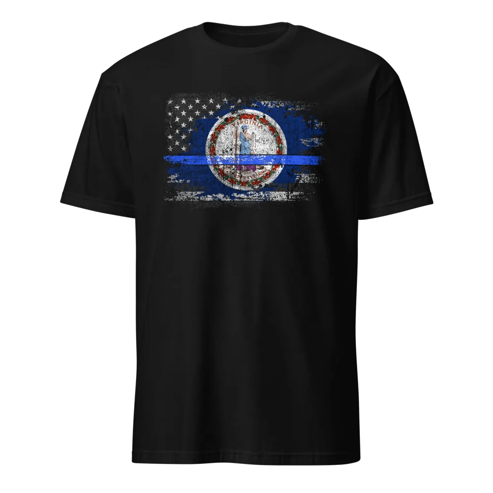 Virginia Thin Blue Line Flag product image (1)