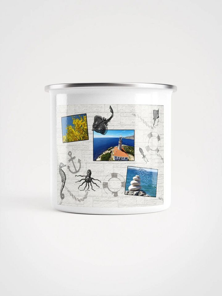 A little pot with sea style - Enamel Mug product image (2)