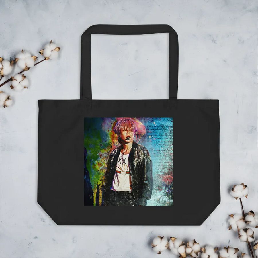 BTS - Intense Kitty Gang Jimin Econscious Organic Cotton Tote - Designed by ChimberArt product image (3)