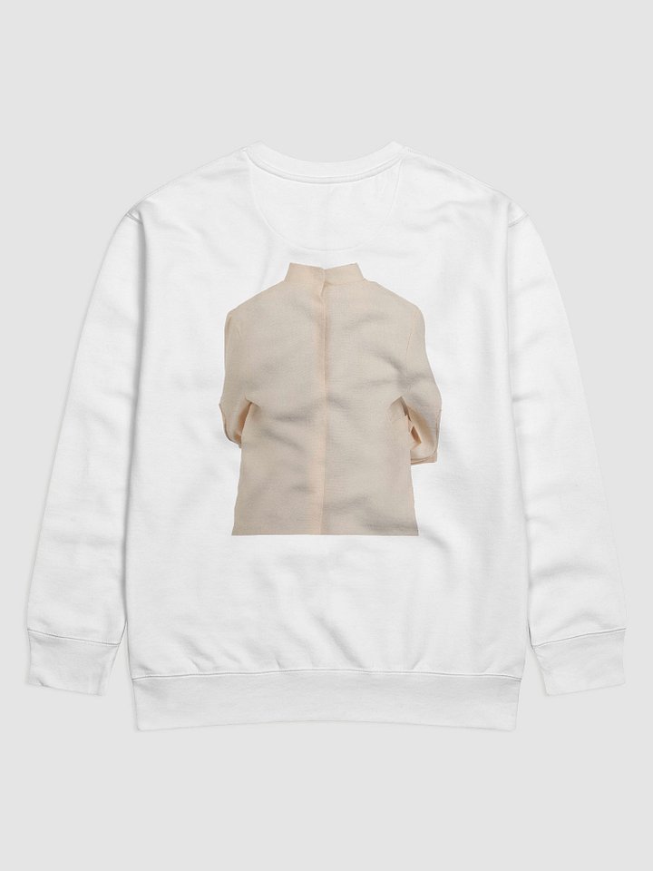 The @nathyn.trees Bat-shit Crazy Straight Jacket Sweatshirt in White product image (2)