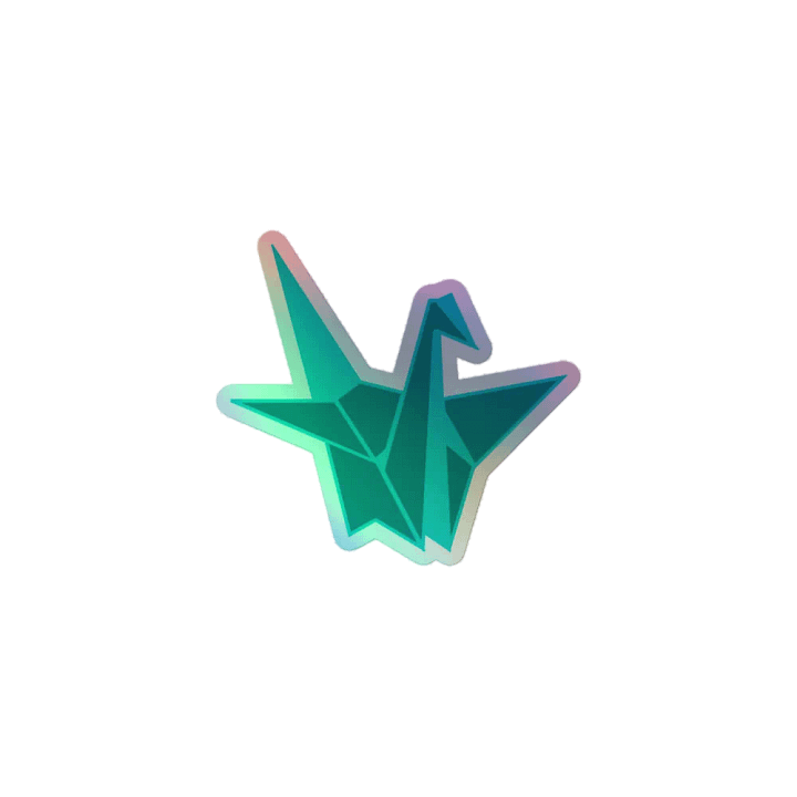 KrazeyHazey Fold Holo Sticker product image (1)