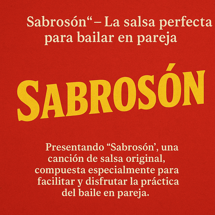 ¡La salsa perfecta para bailar en pareja! product image (2)