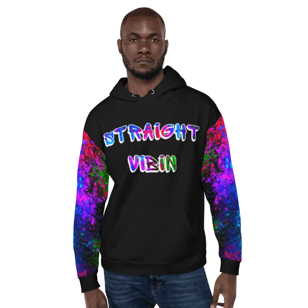 STRAIGHT VIBIN NEON COLOR FADE HOODIE product image (6)