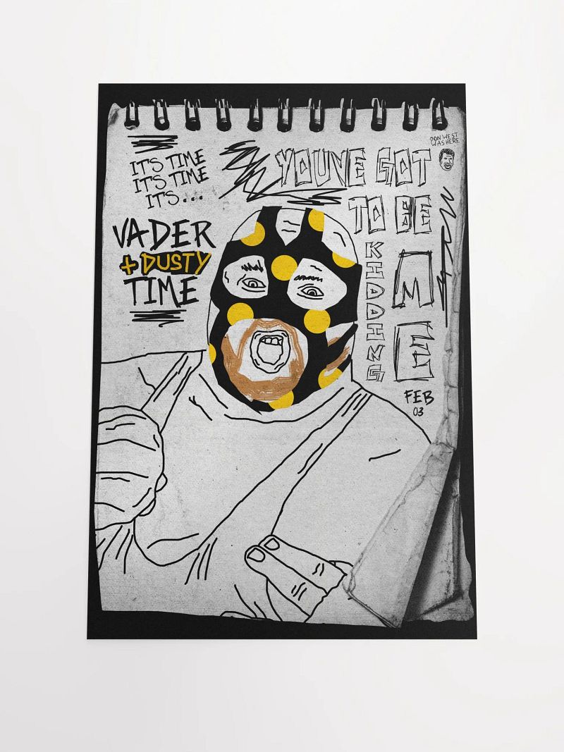 Vader and Dusty Time - February 2003 Episode Poster