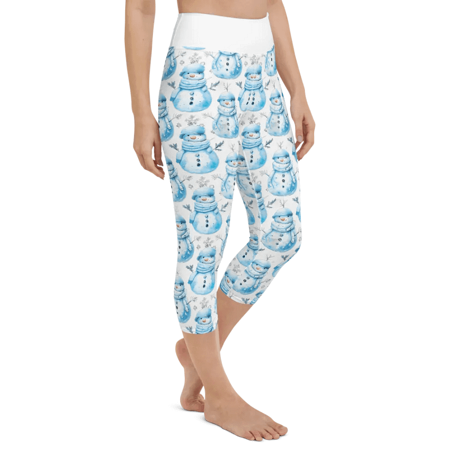 Frosty Friends Yoga Capri Leggings product image (6)