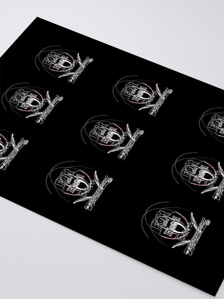 Fight Hard Earn Respect - Kiss Cut Sticker Sheet with Black Background product image (2)