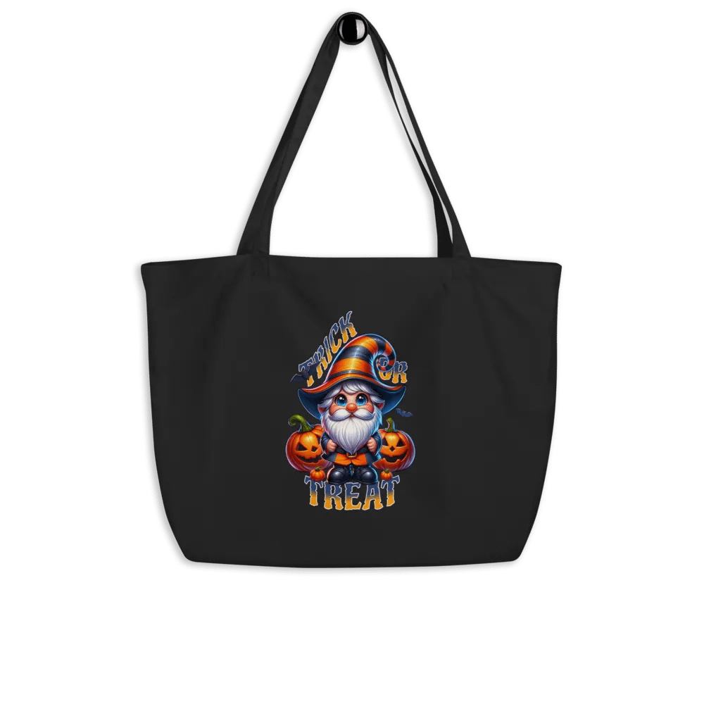 Halloween Gnome Trick or Treat Eco-Friendly Tote Bag product image (4)