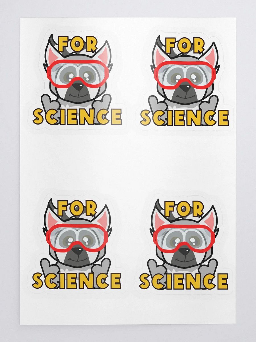 For Science Kiss-Cut Sticker Sheet Pack product image (1)