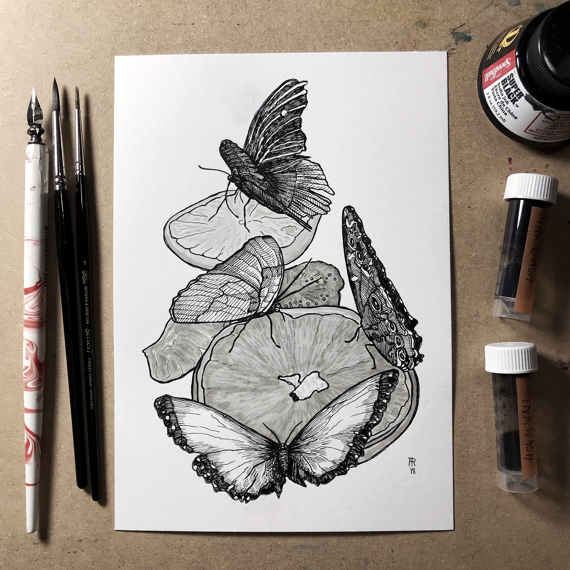 original painting : butterflies product image (2)