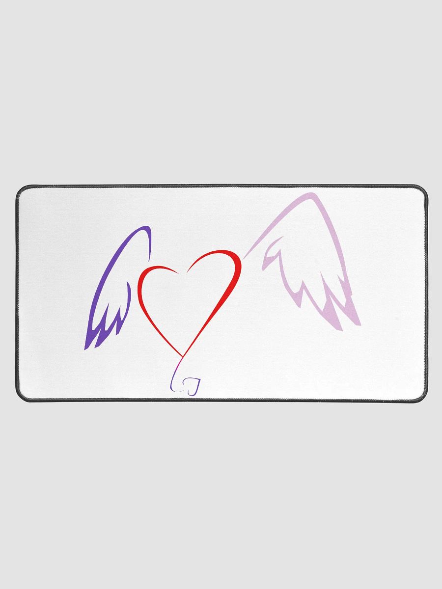 Winged Heart Desk Mat product image (1)